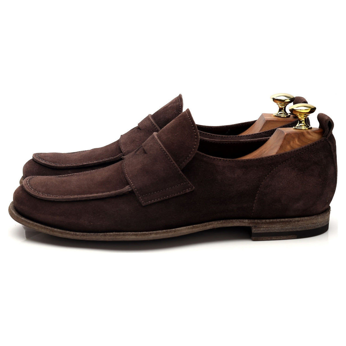 &#39;Stereo 007&#39; Brown Suede Loafers EU 39 UK 5