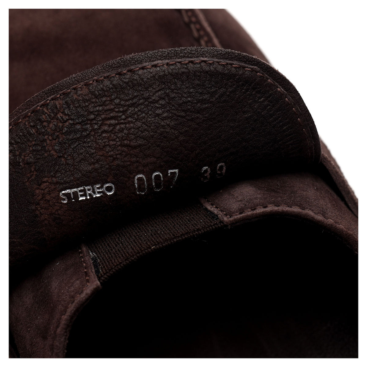 &#39;Stereo 007&#39; Brown Suede Loafers EU 39 UK 5