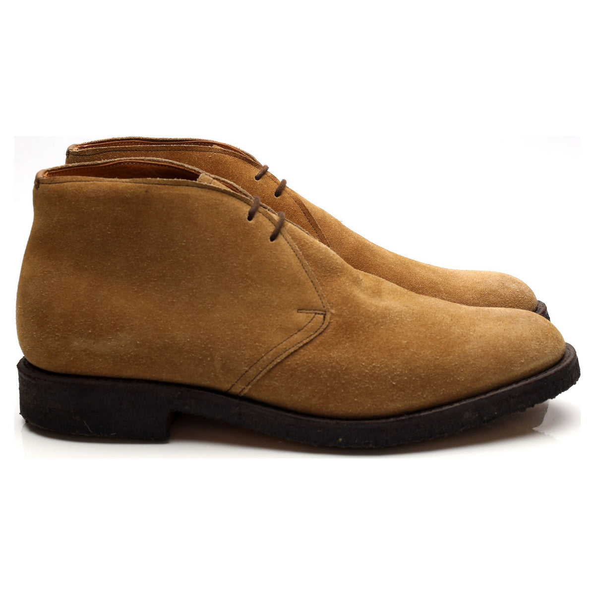 &#39;Ryder&#39; Sand Brown Suede Chukka Boots UK 7.5 F