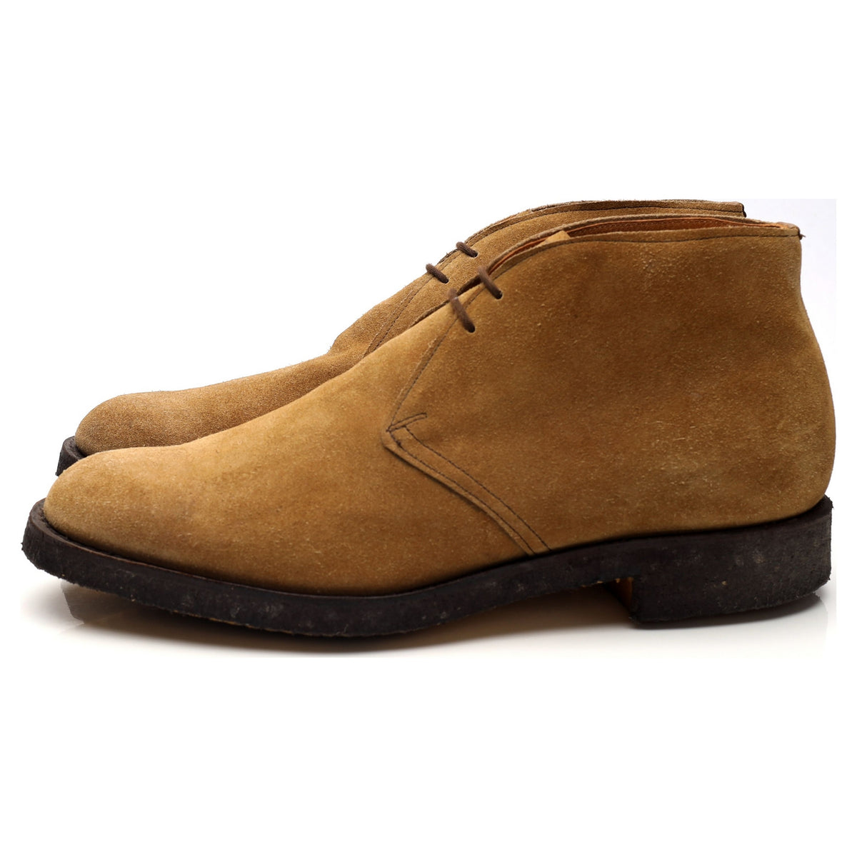 &#39;Ryder&#39; Sand Brown Suede Chukka Boots UK 7.5 F