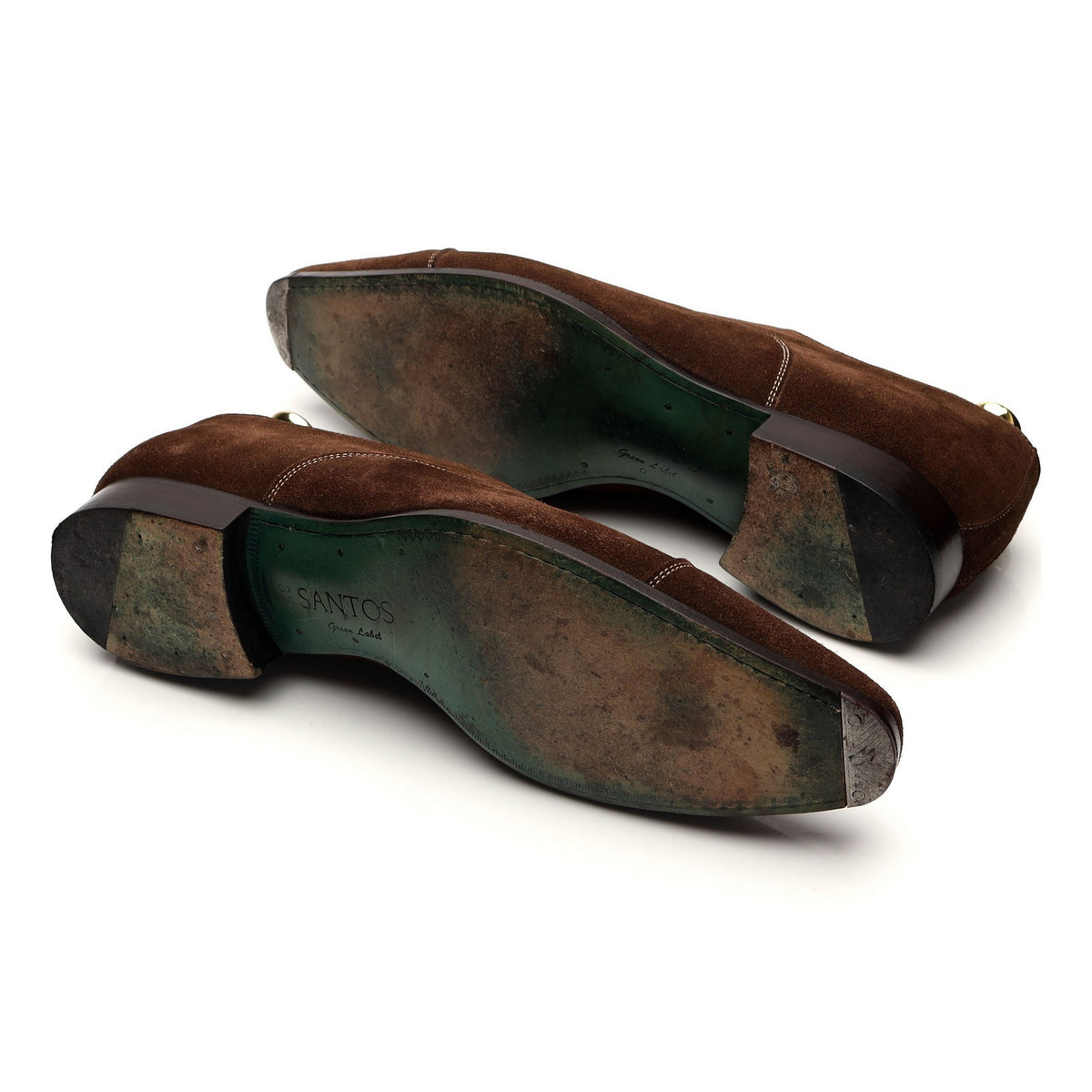 Green Label &#39;7167&#39; Brown Suede Oxford UK 8.5 F