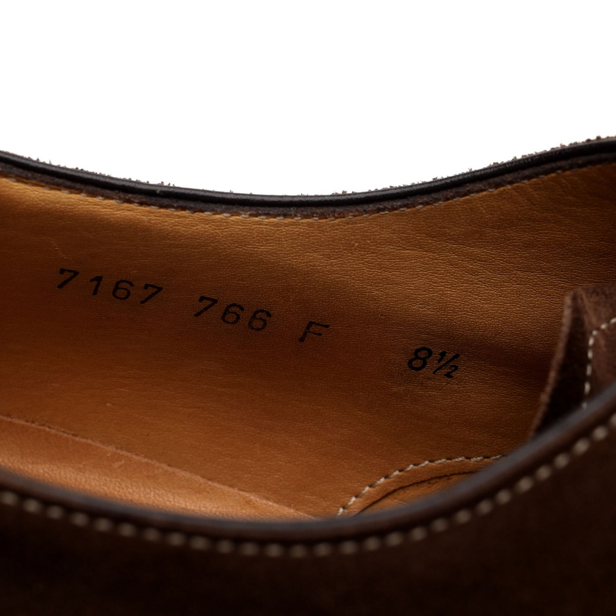 Green Label &#39;7167&#39; Brown Suede Oxford UK 8.5 F
