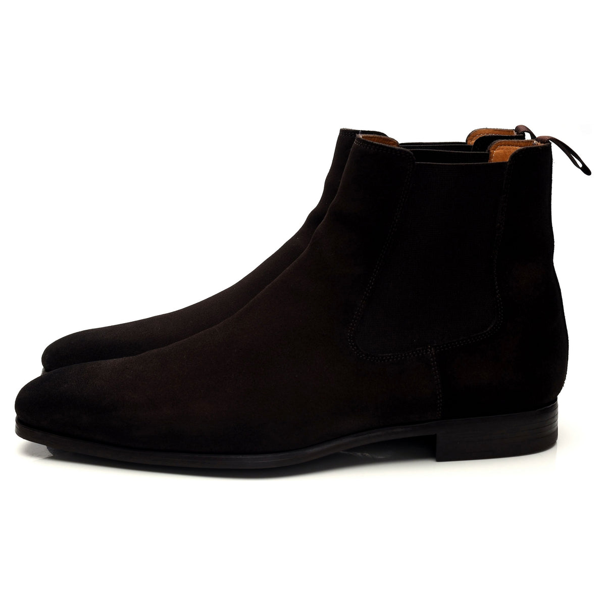 &#39;24818&#39; Dark Brown Suede Chelsea Boots UK 7 EU 41