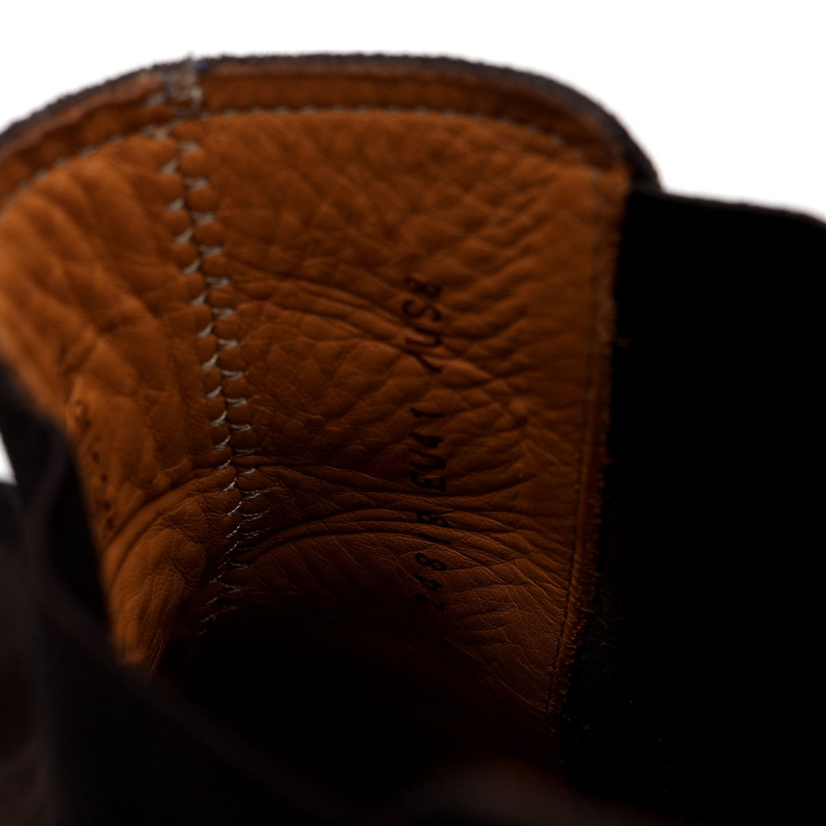&#39;24818&#39; Dark Brown Suede Chelsea Boots UK 7 EU 41