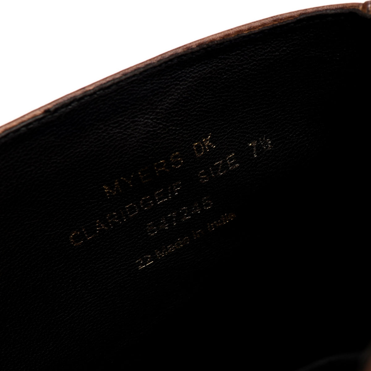 Design &#39;Myers&#39; Dark Brown Leather Chukka Boots UK 7.5 F