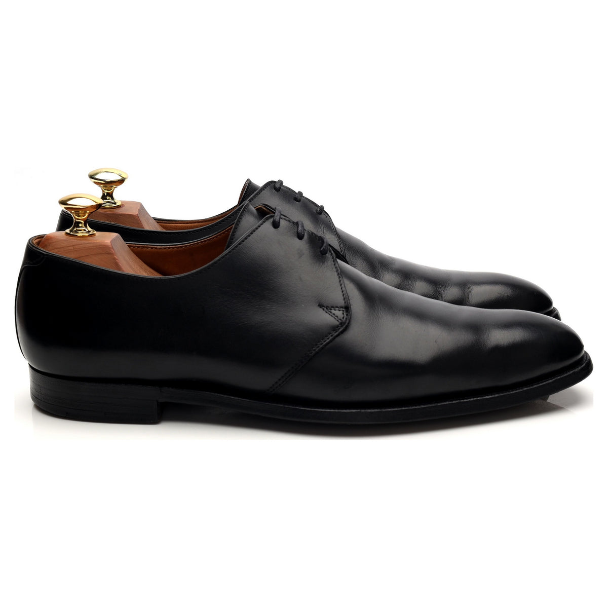 Ralph Lauren Black Leather Derby UK 8 US 9 D