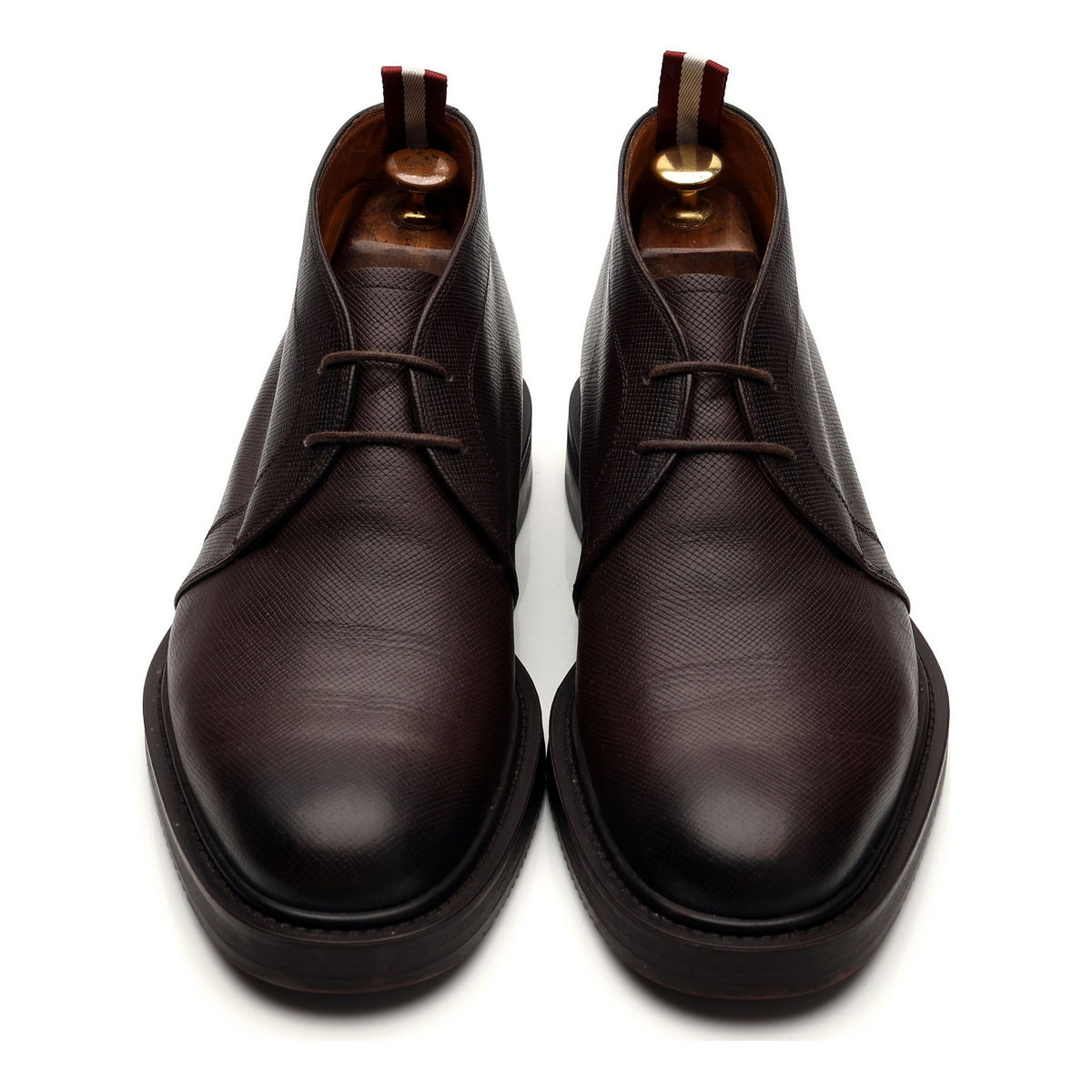 &#39;Vilmar&#39; Dark Brown Grain Leather Chukka Boots UK 7.5 E