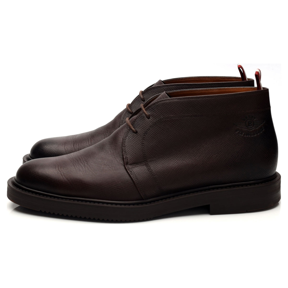 &#39;Vilmar&#39; Dark Brown Grain Leather Chukka Boots UK 7.5 E