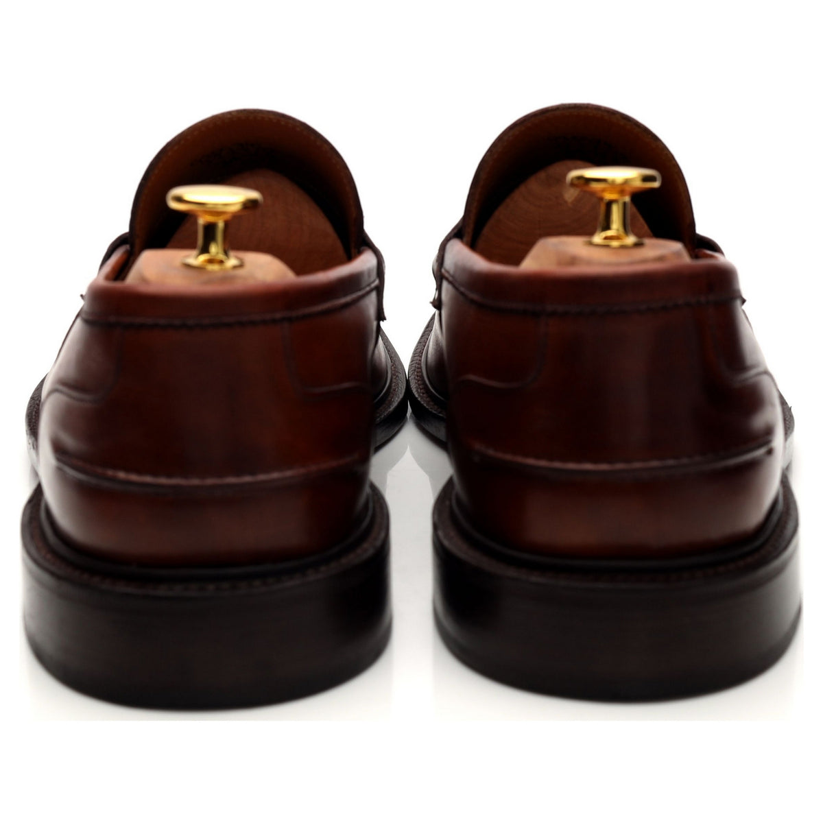 &#39;James&#39; Brown Leather Loafers UK 13