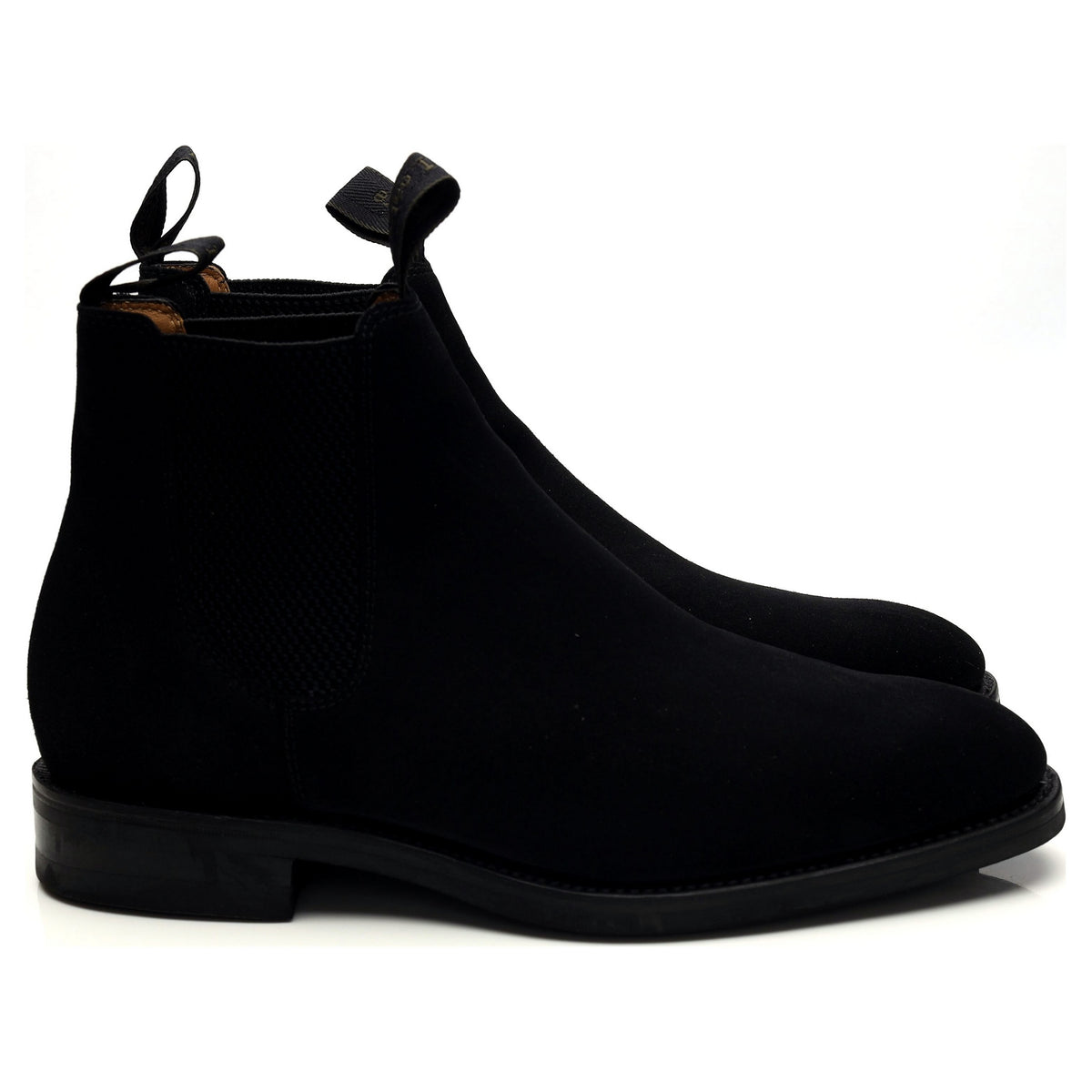 1880 &#39;Chatsworth&#39; Black Suede Chelsea Boots UK 7.5 G