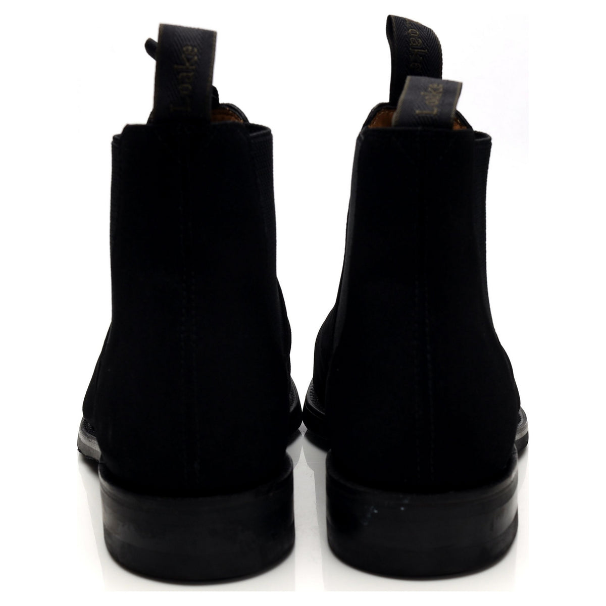 1880 &#39;Chatsworth&#39; Black Suede Chelsea Boots UK 7.5 G