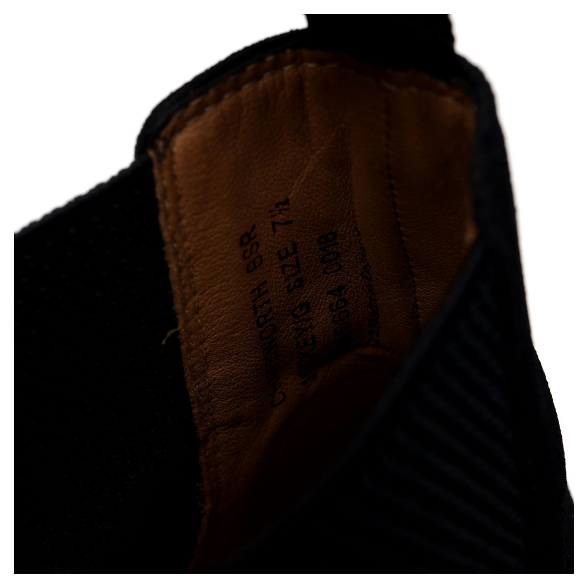 1880 &#39;Chatsworth&#39; Black Suede Chelsea Boots UK 7.5 G