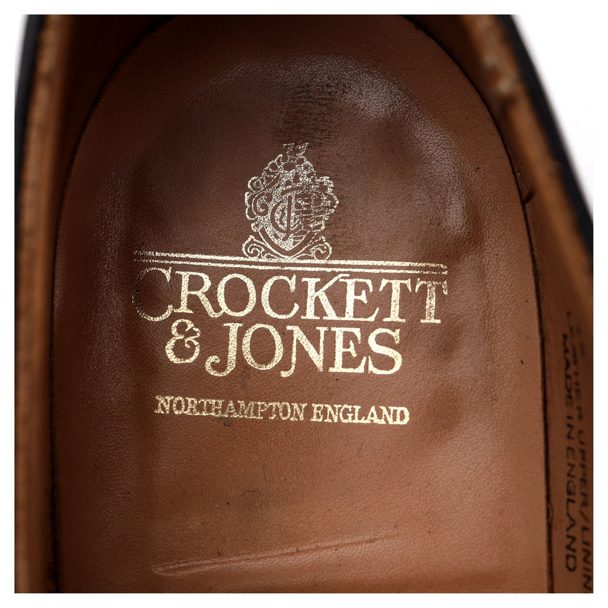 &#39;Alex&#39; Black Leather Wholecut Oxford UK 10.5 E