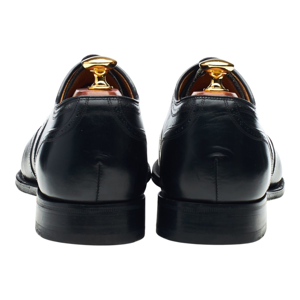 'Gunthorpe 2' Black Leather Oxford Brogues UK 8 G