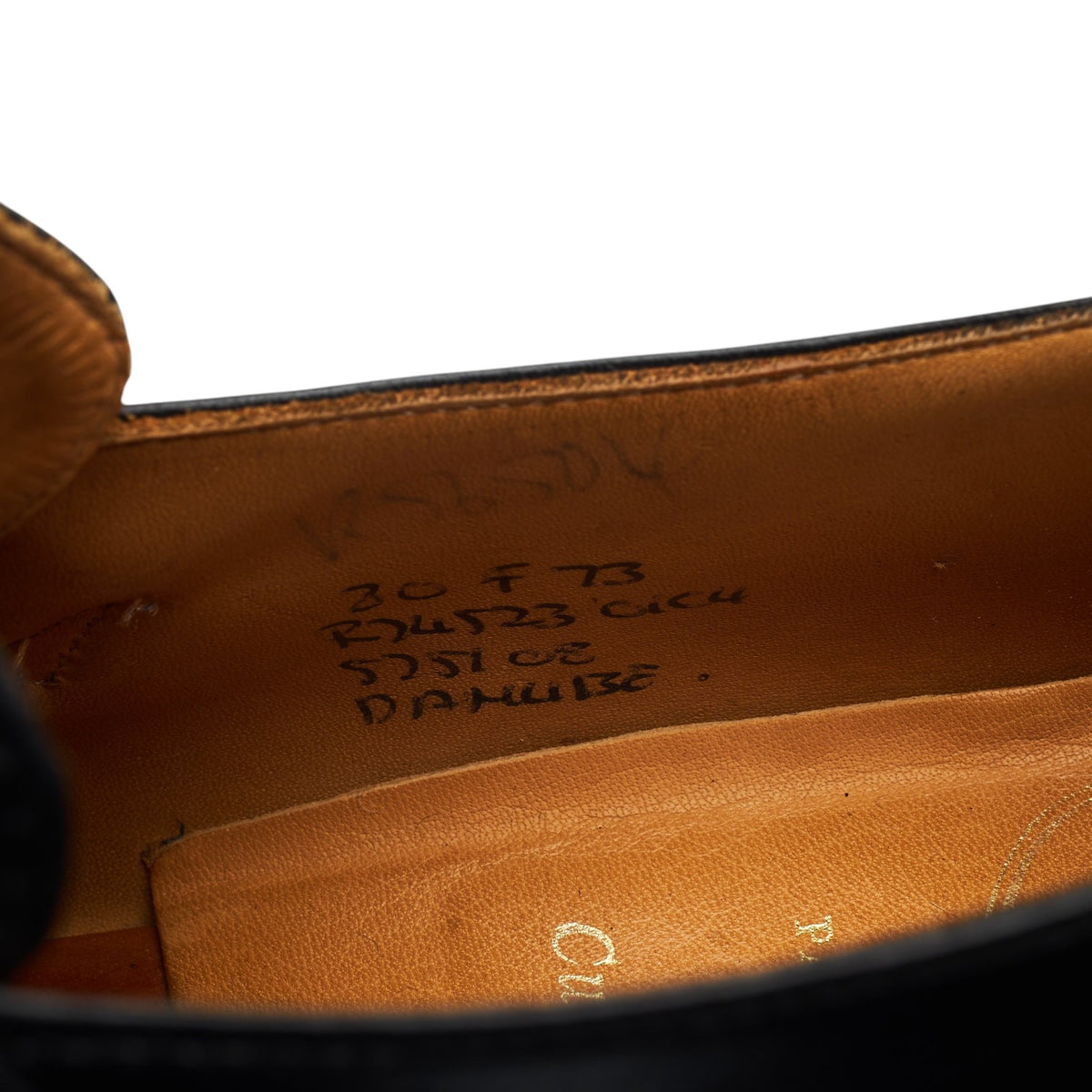 'Danube' Black Leather Monk Strap UK 8 F