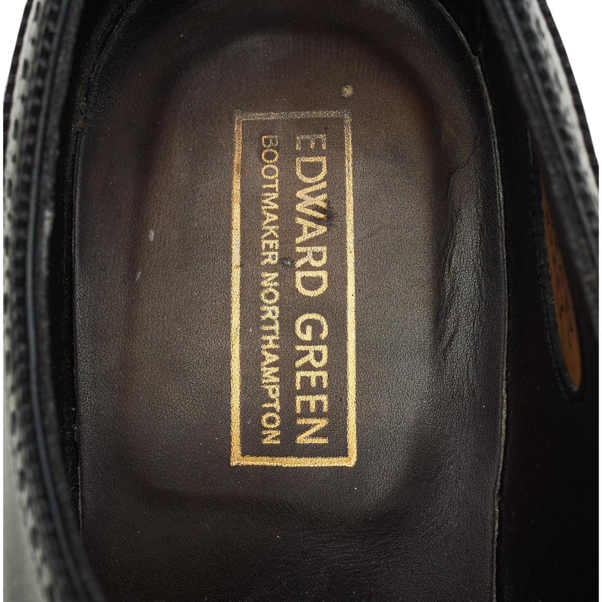 'Oakdale' Dark Grey Leather Oxford Brogues UK 7.5 E