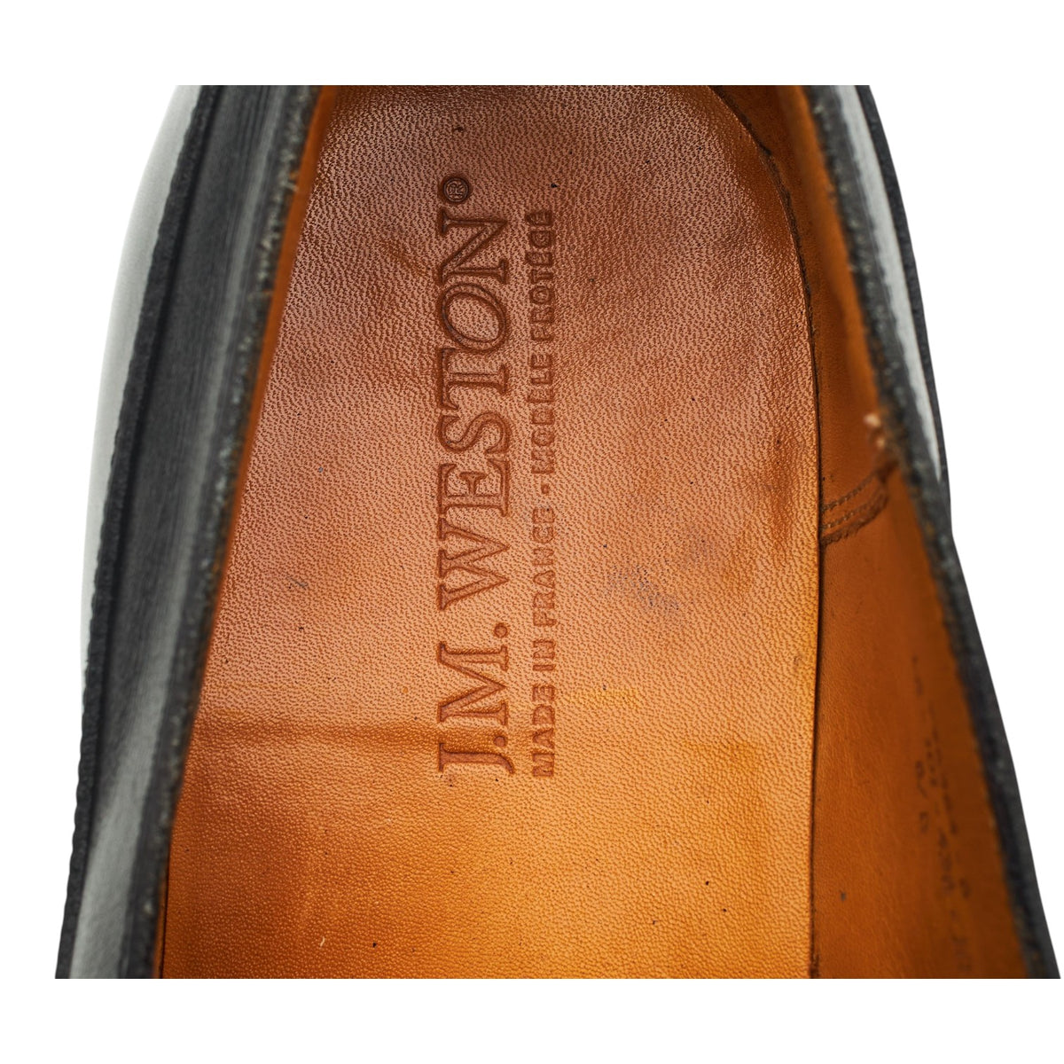 '436' Black Leather Loafers 8.5 D UK 9