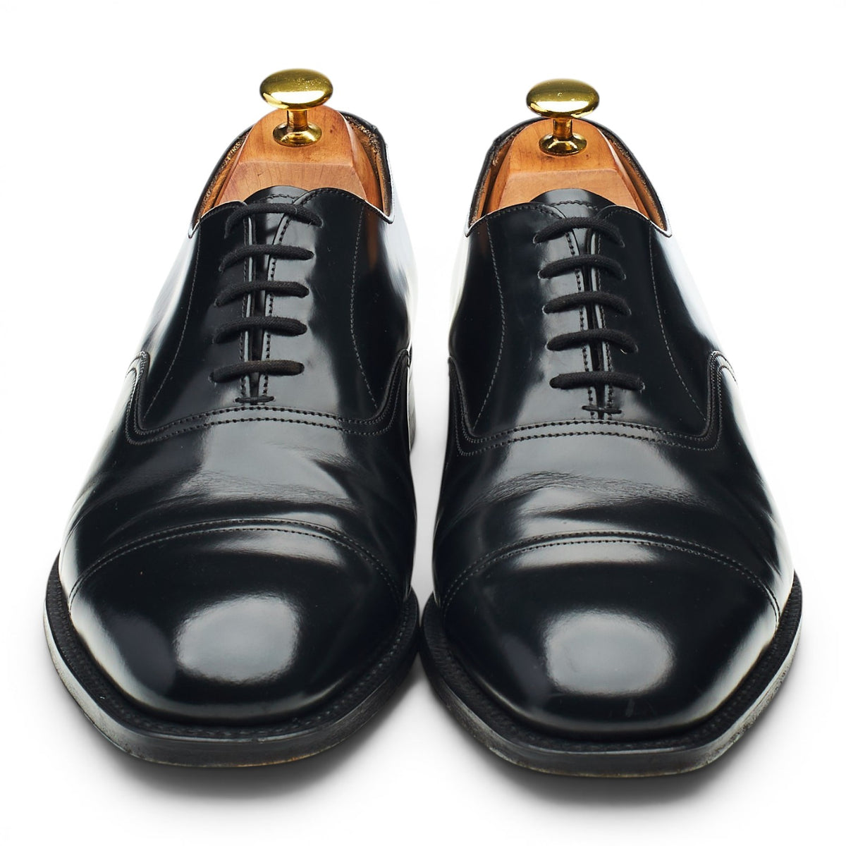 Black Leather Oxford UK 8 G
