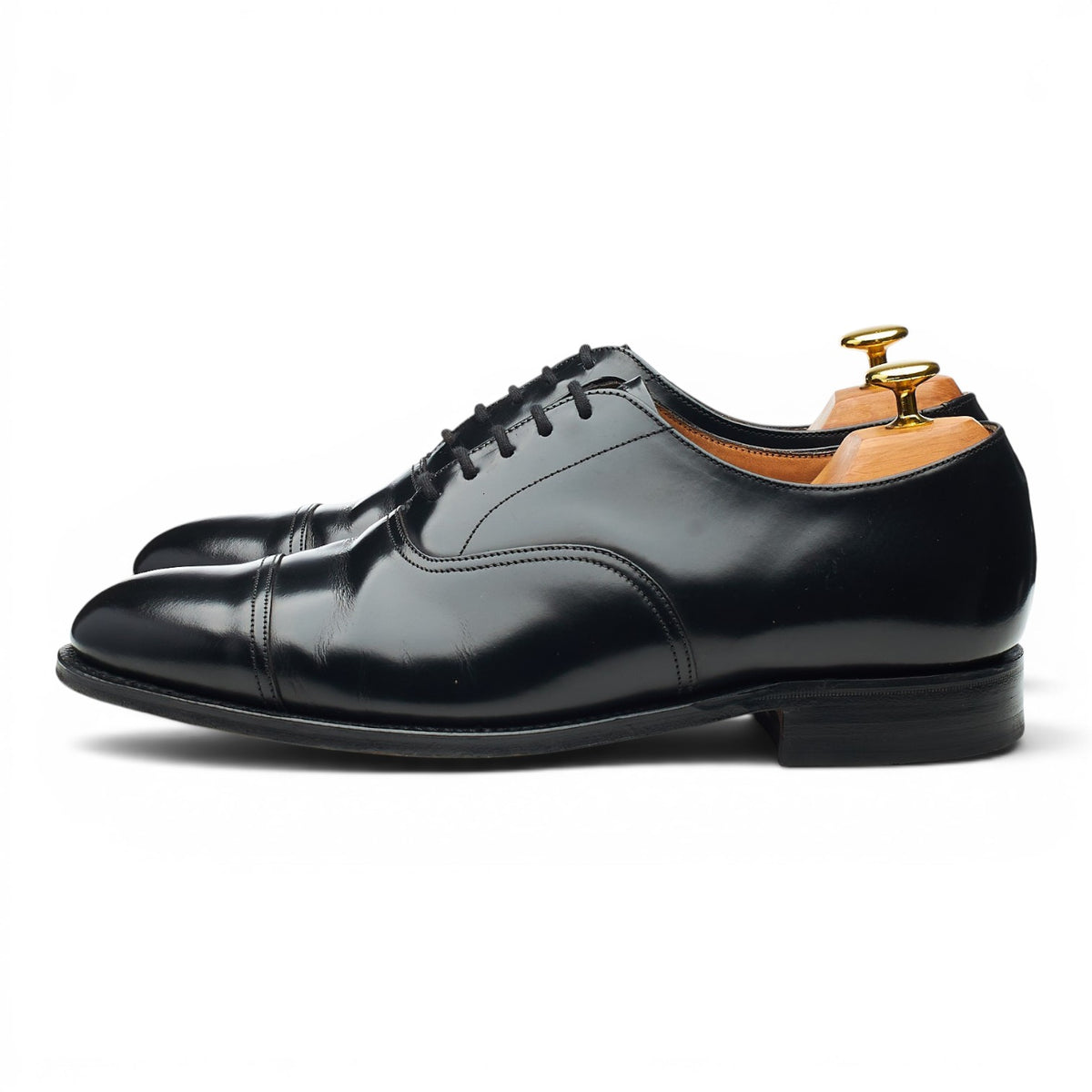 Black Leather Oxford UK 8 G