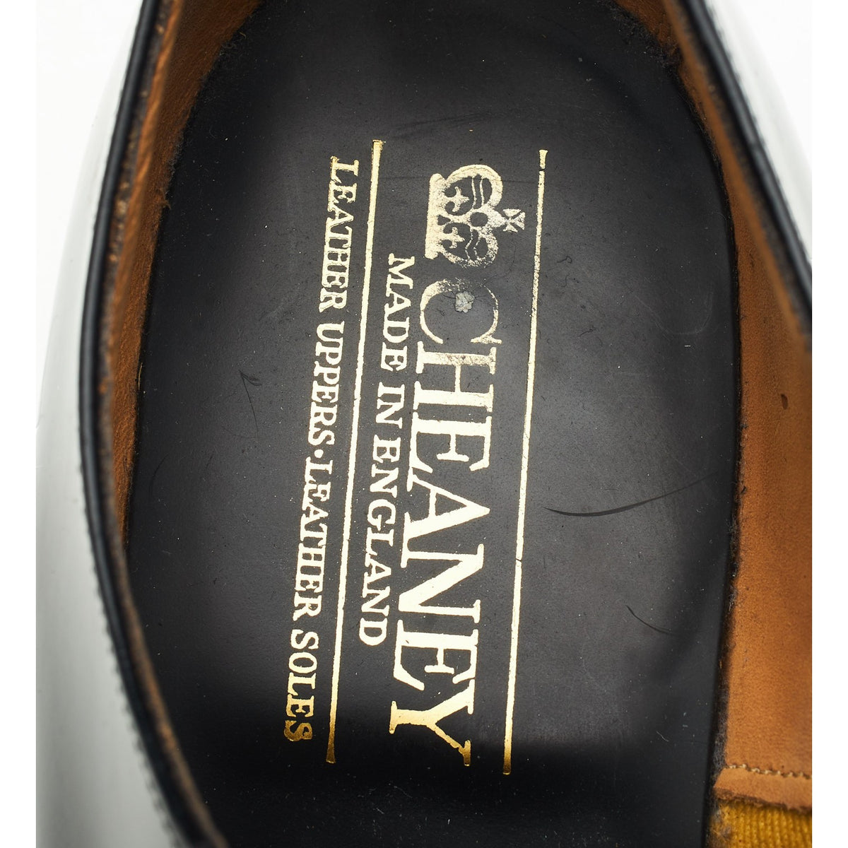 Black Leather Oxford UK 8 G