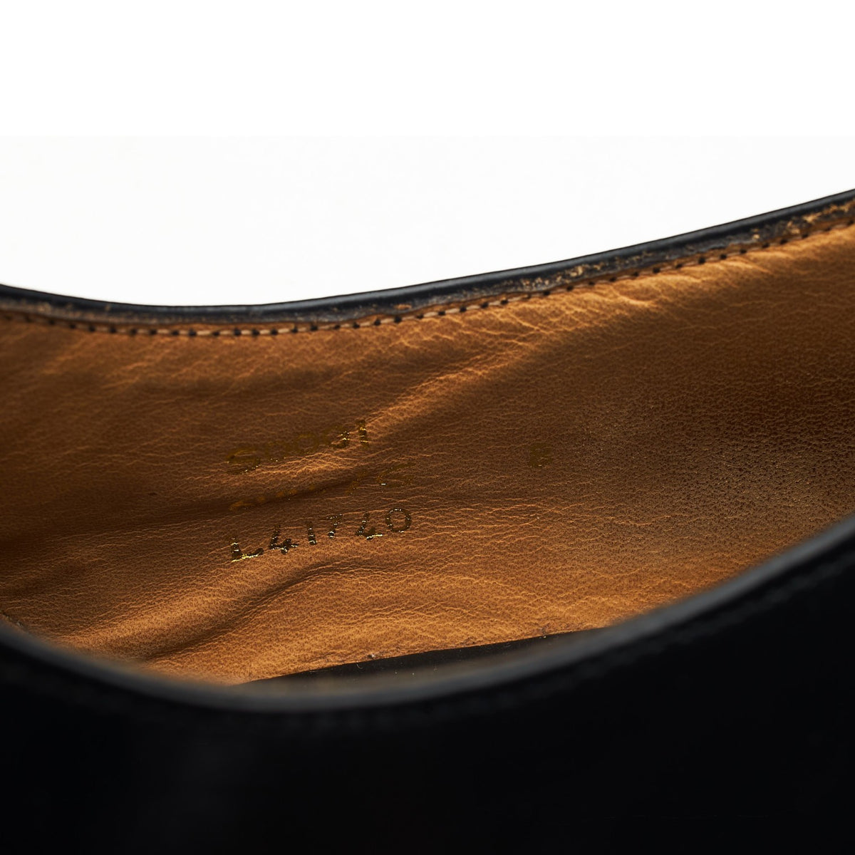 Black Leather Oxford UK 8 G