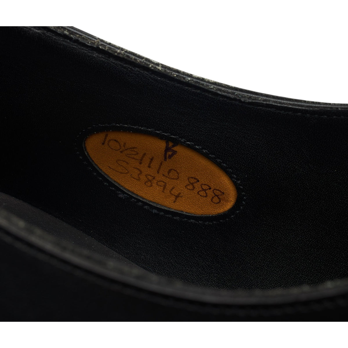 Black Leather Oxford Brogues UK 10.5 D