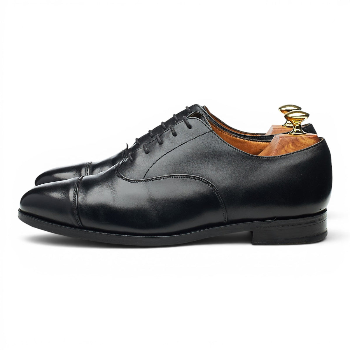 'Regent' Black Leather Oxford UK 7.5