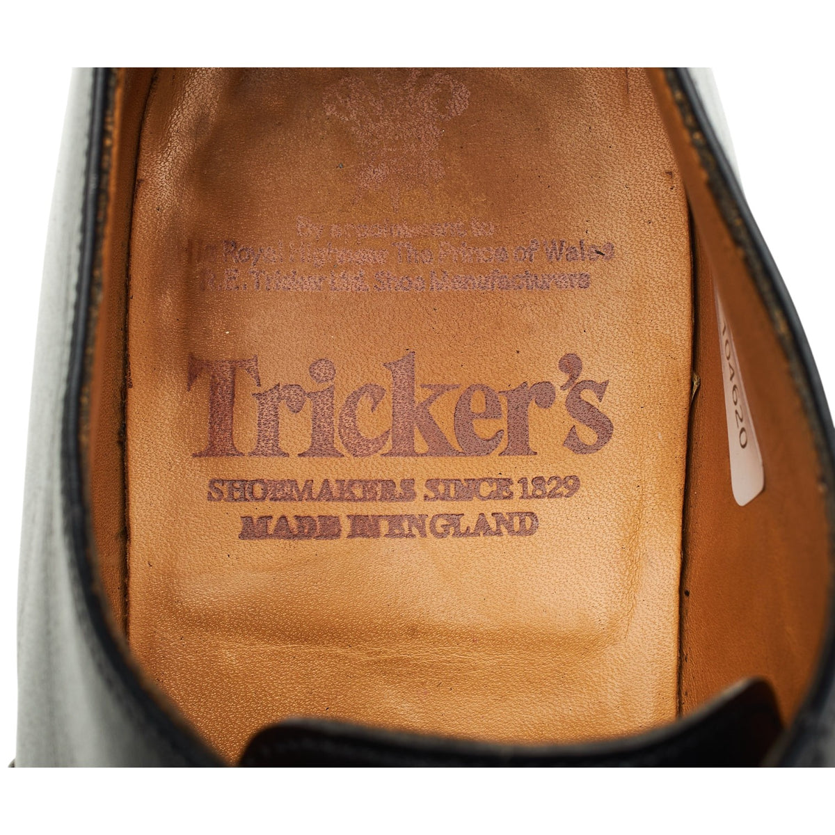 'Regent' Black Leather Oxford UK 7.5