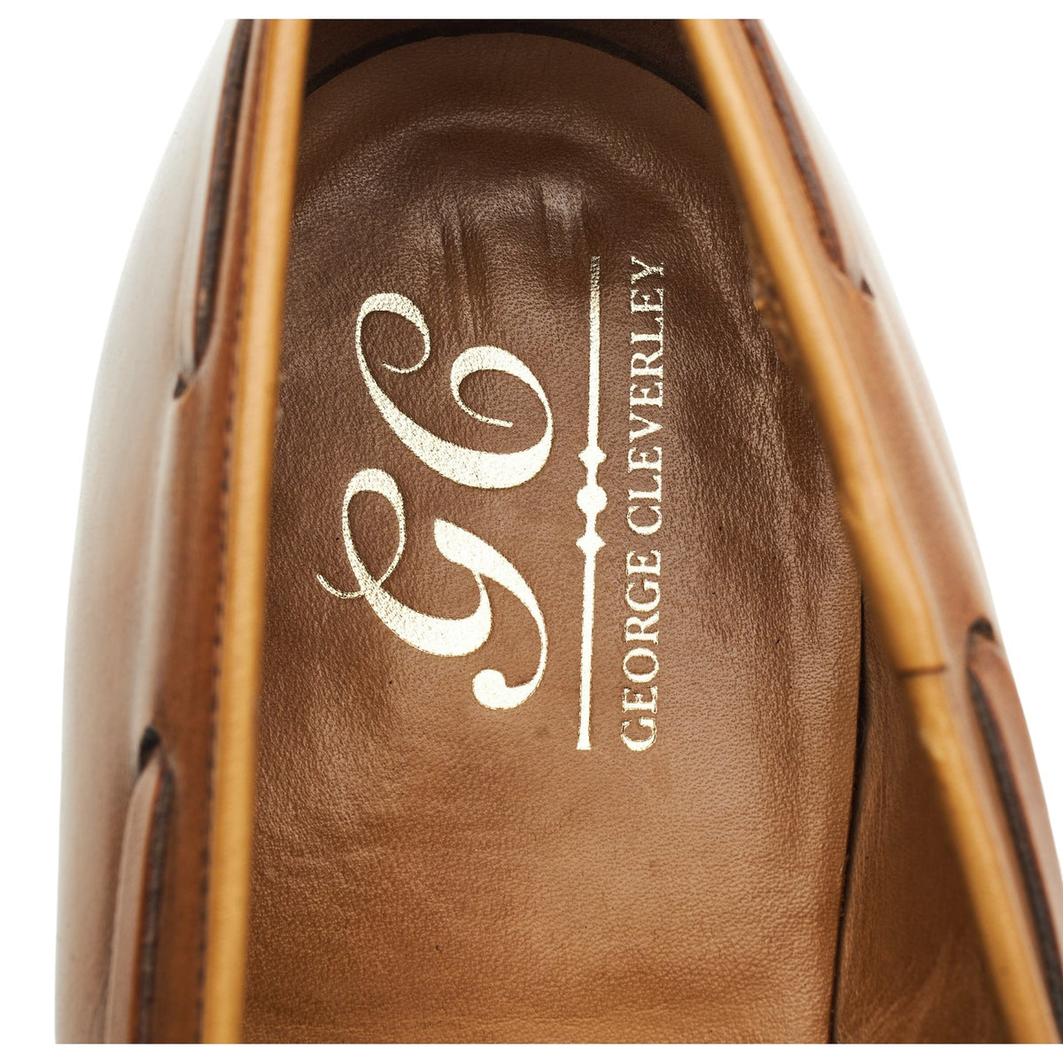 'Aidan' Brown Leather Tassel Loafers UK 7 E