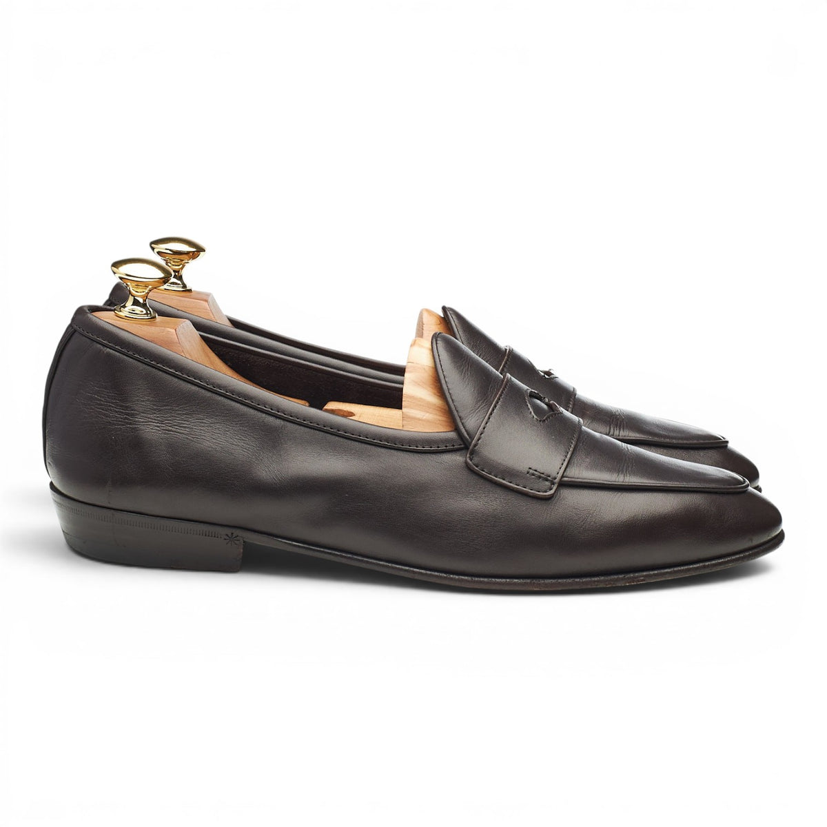 'Sagan Classic' Dark Brown Leather Loafers UK 6 / 6.5