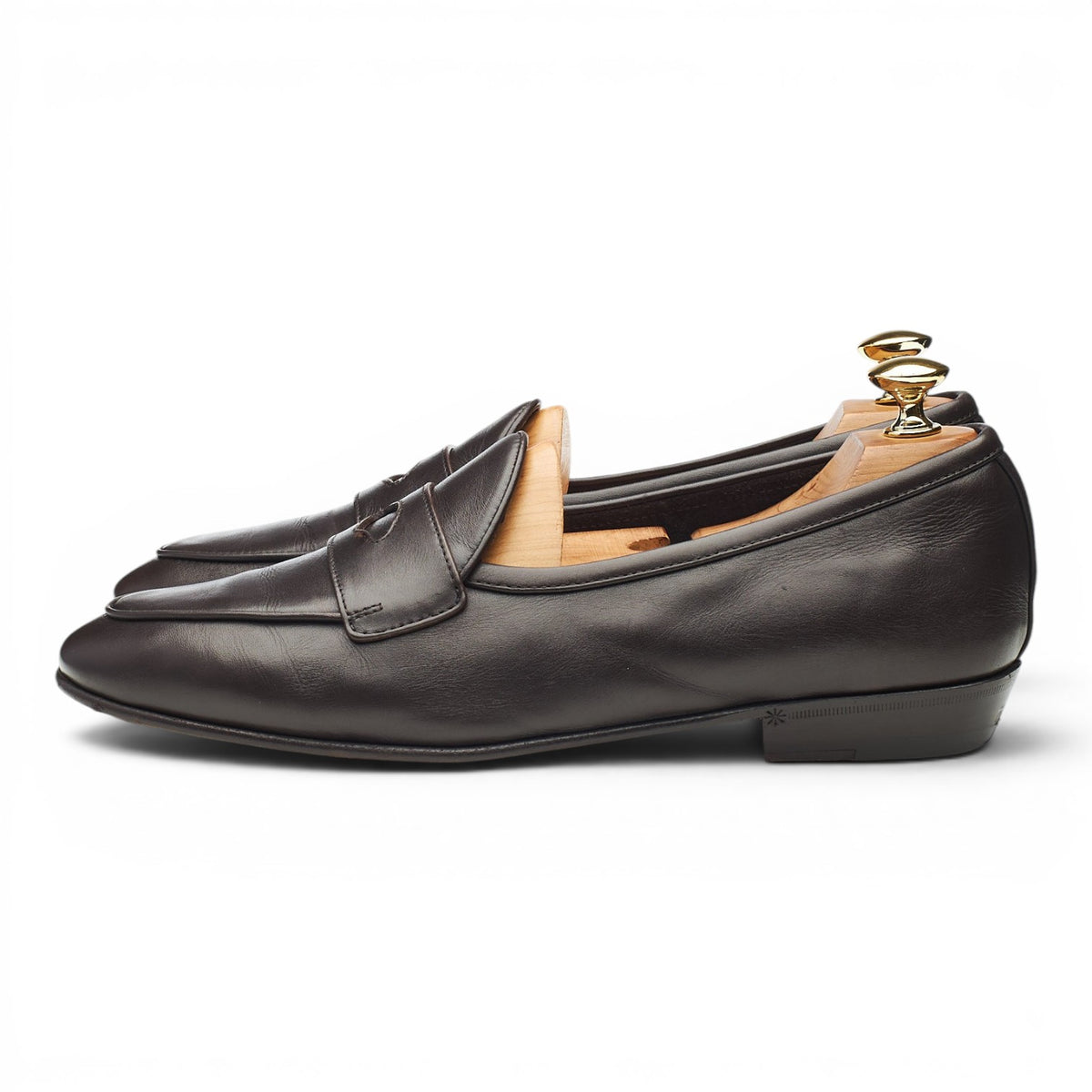 'Sagan Classic' Dark Brown Leather Loafers UK 6 / 6.5
