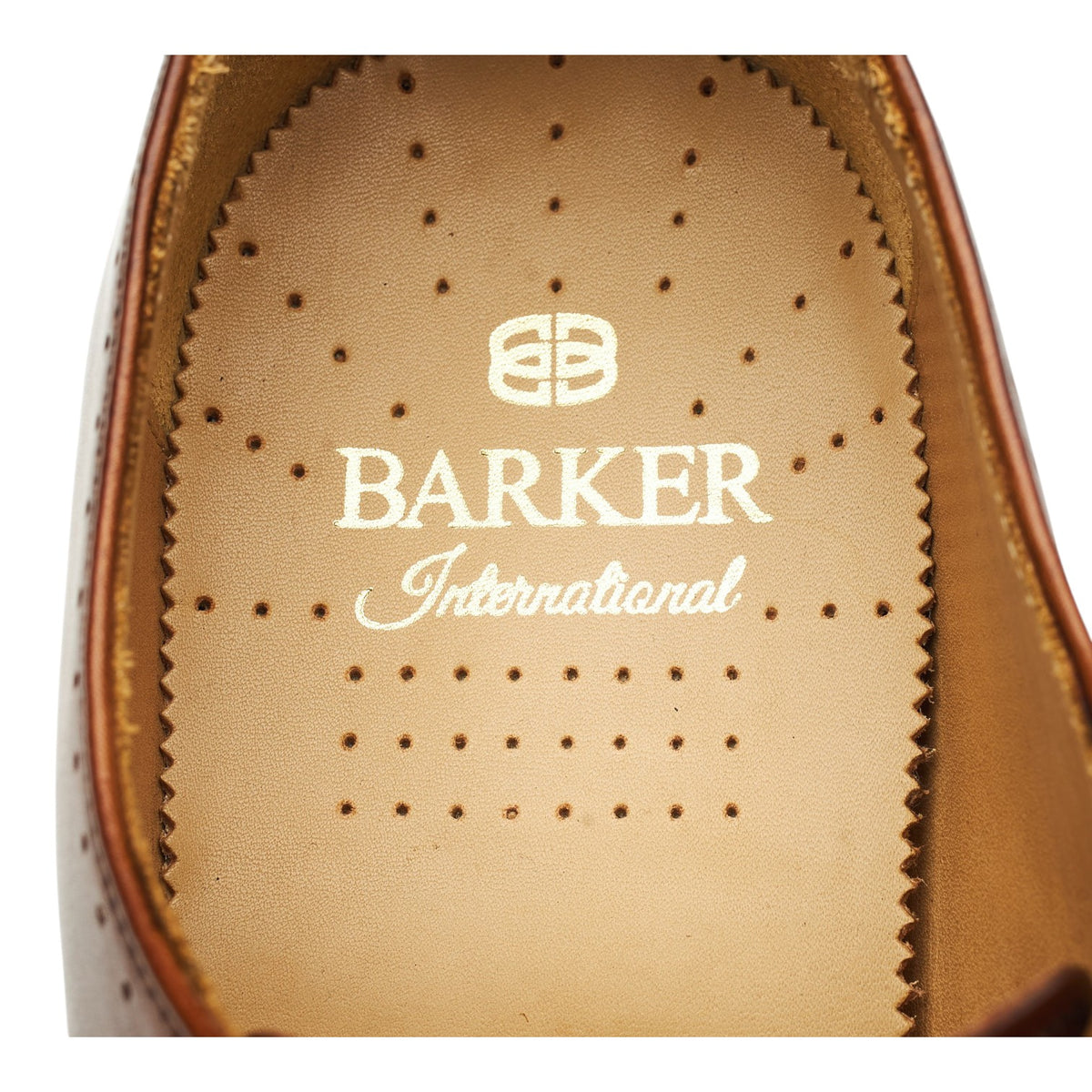 'Noah' Brown Patina Leather Cap Toe Derby UK 9.5 F