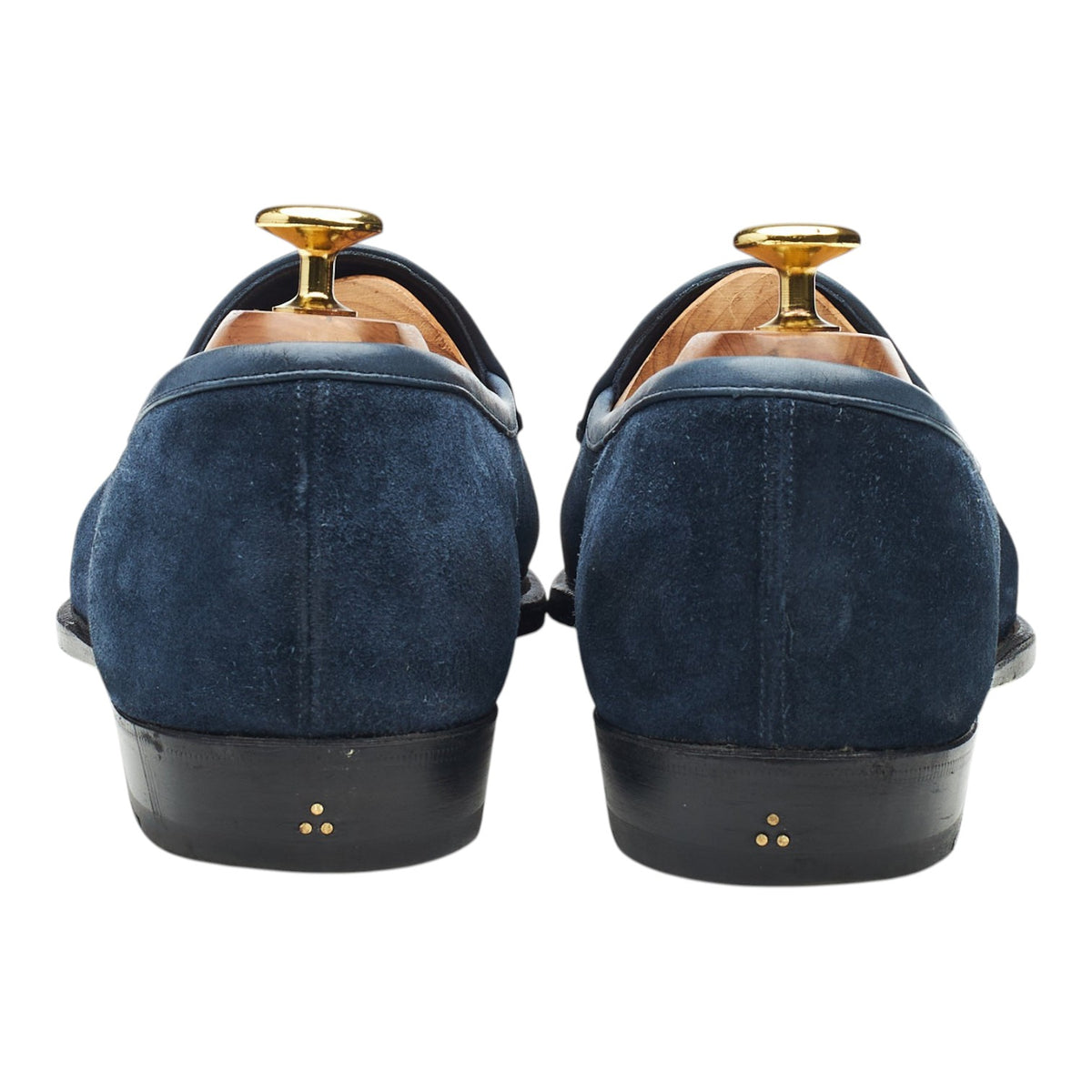 'Sagan Classic' Navy Blue Suede Tassel Loafers UK 8 / UK 8.5