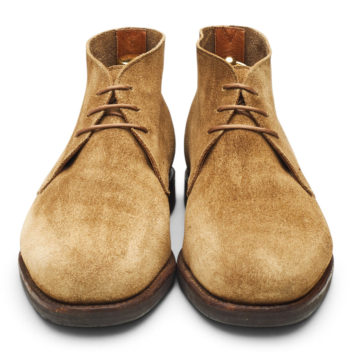 Shipton & Heneage 'Ranger' Beige Suede Chukka Boots UK 8 E