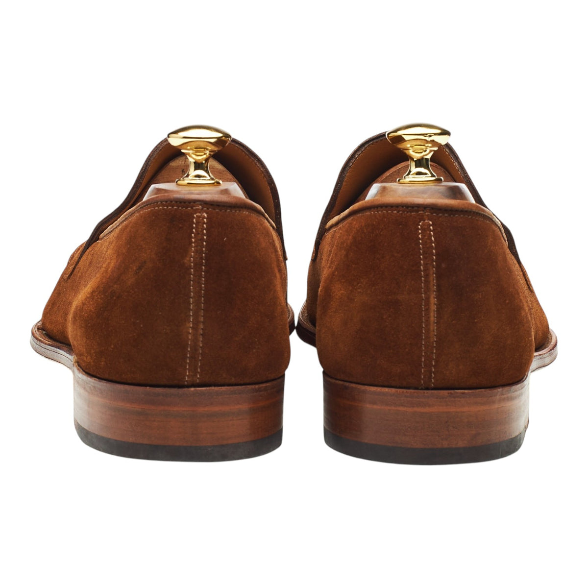 'Stamford' Snuff Brown Suede Slip On Loafers UK 11 EE