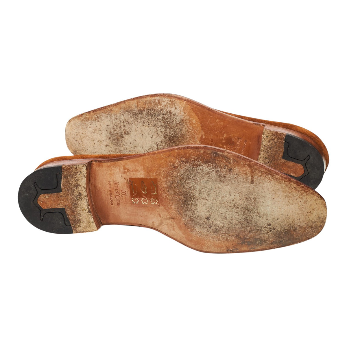 'Stamford' Snuff Brown Suede Slip On Loafers UK 11 EE