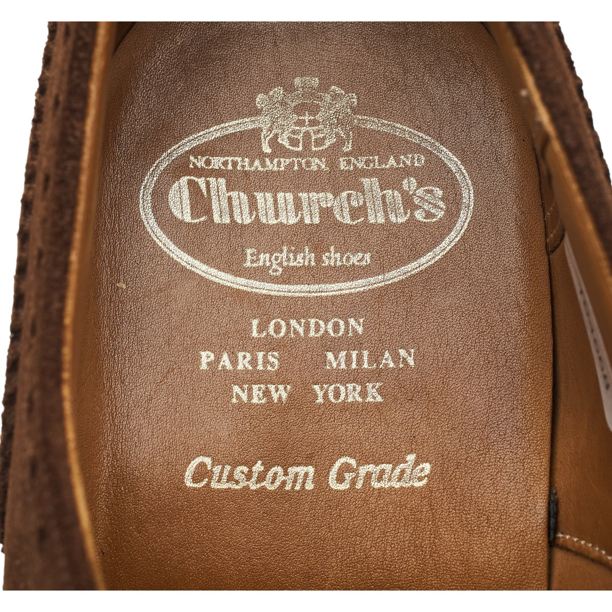 'Chetwynd' Brown Suede Oxford Brogues UK 9 G