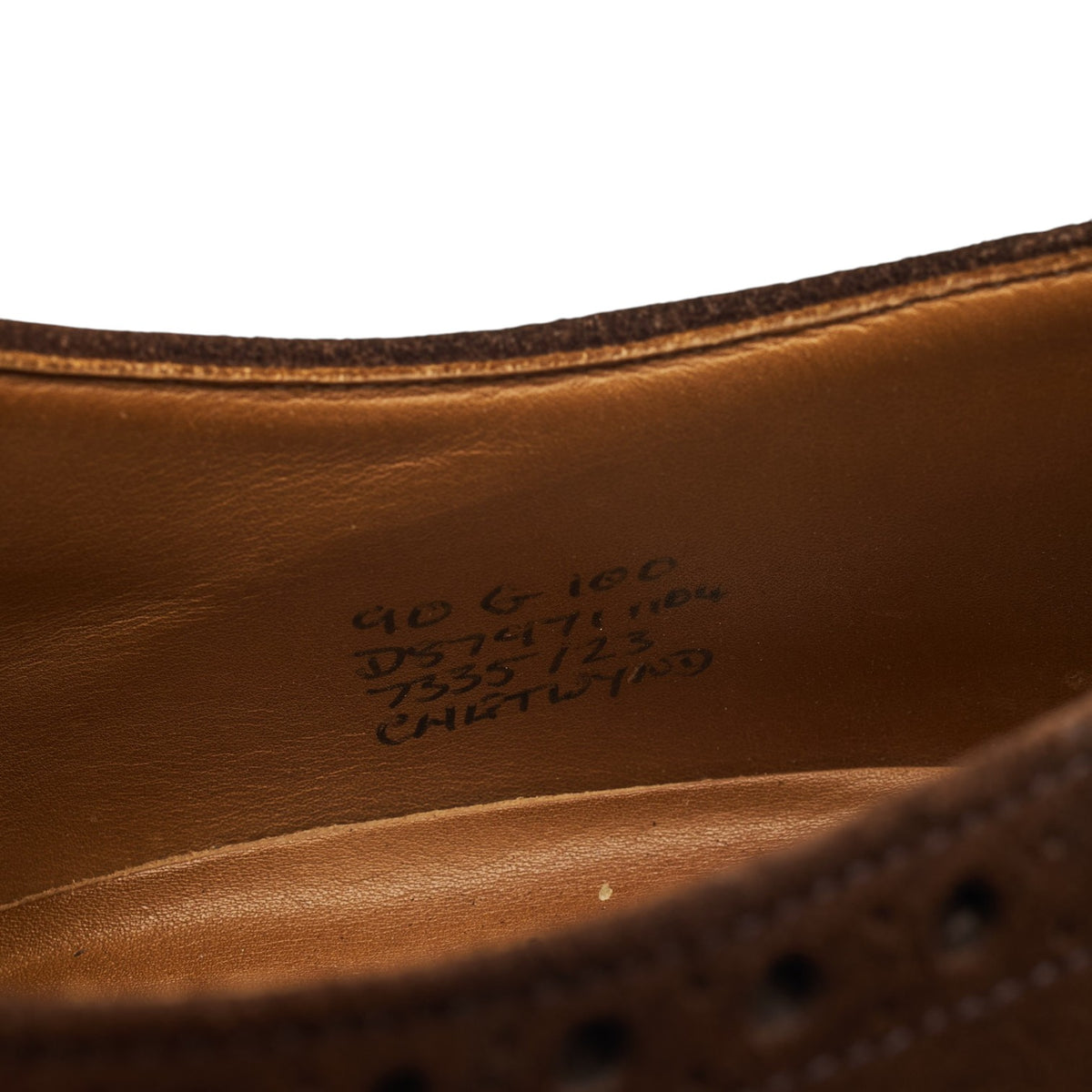 'Chetwynd' Brown Suede Oxford Brogues UK 9 G