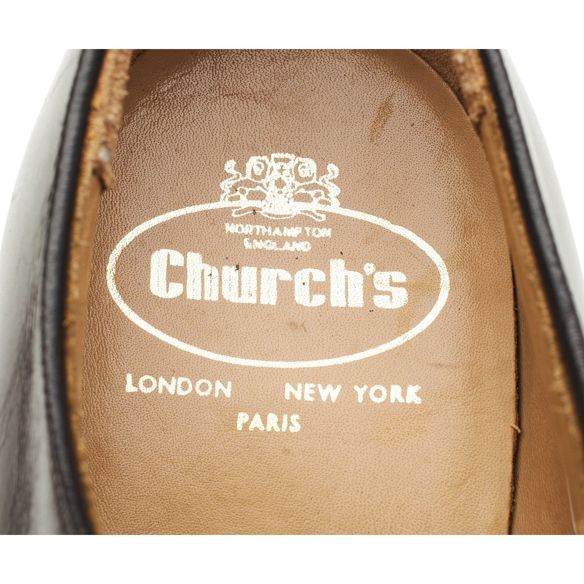 'Chapel' Dark Brown Leather Derby UK 9 G