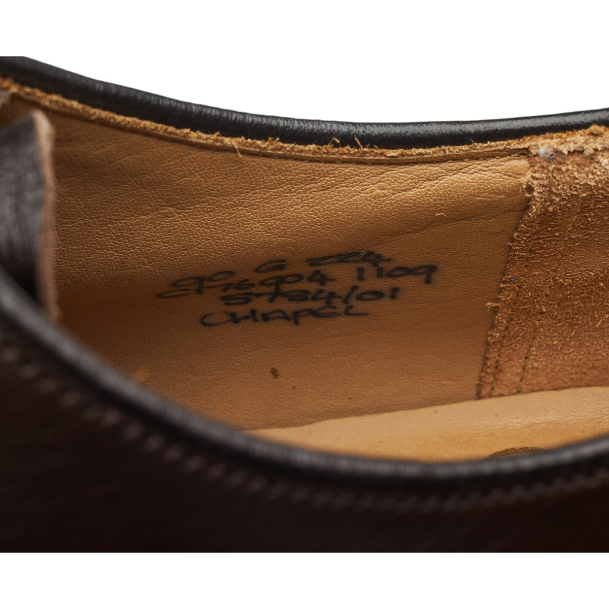 'Chapel' Dark Brown Leather Derby UK 9 G