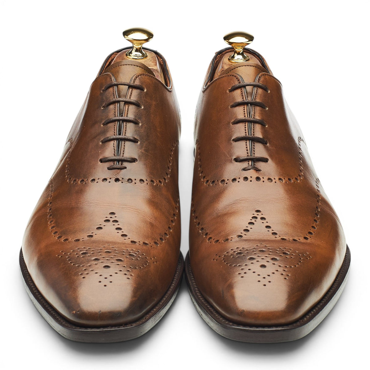 Imperial 'Rushden' Brown Leather Oxford Brogues UK 10.5 F