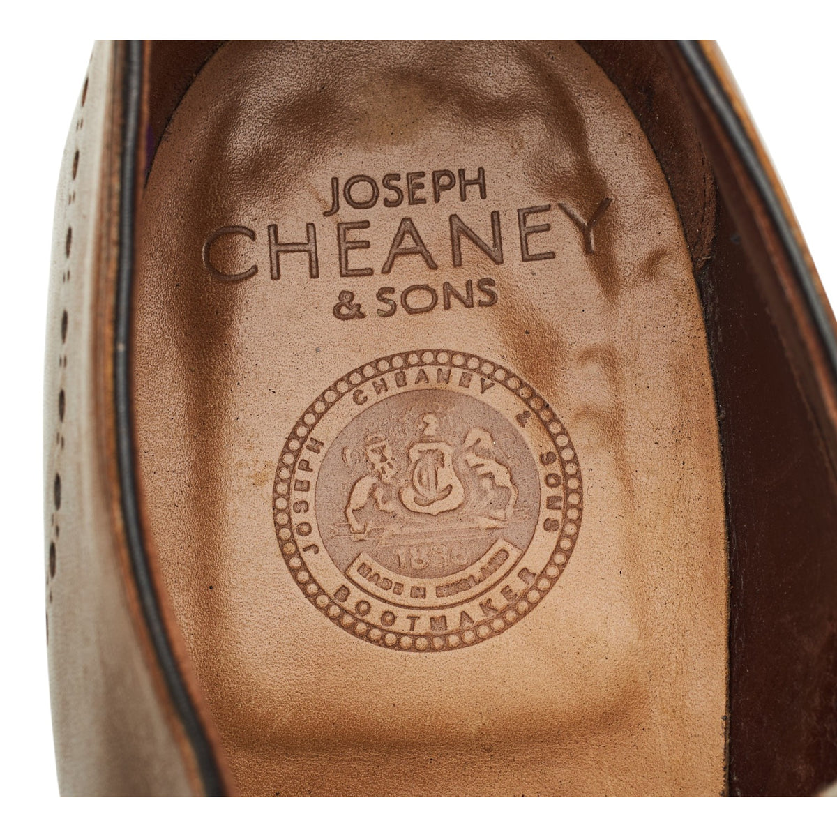 Imperial 'Rushden' Brown Leather Oxford Brogues UK 10.5 F