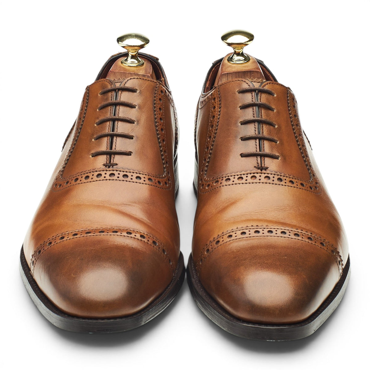 Imperial  'Earls Row' Brown Leather Oxford Brogues UK 7 G