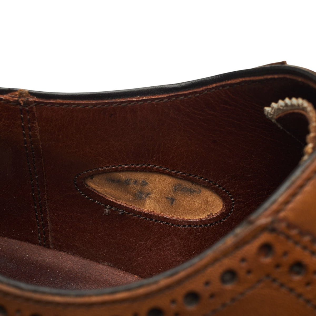 Imperial  'Earls Row' Brown Leather Oxford Brogues UK 7 G