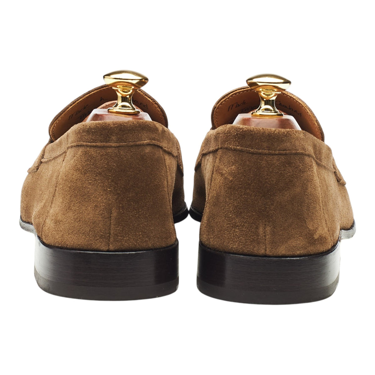 'Timothy II' Light Brown Suede Tassel Loafers UK 9 F