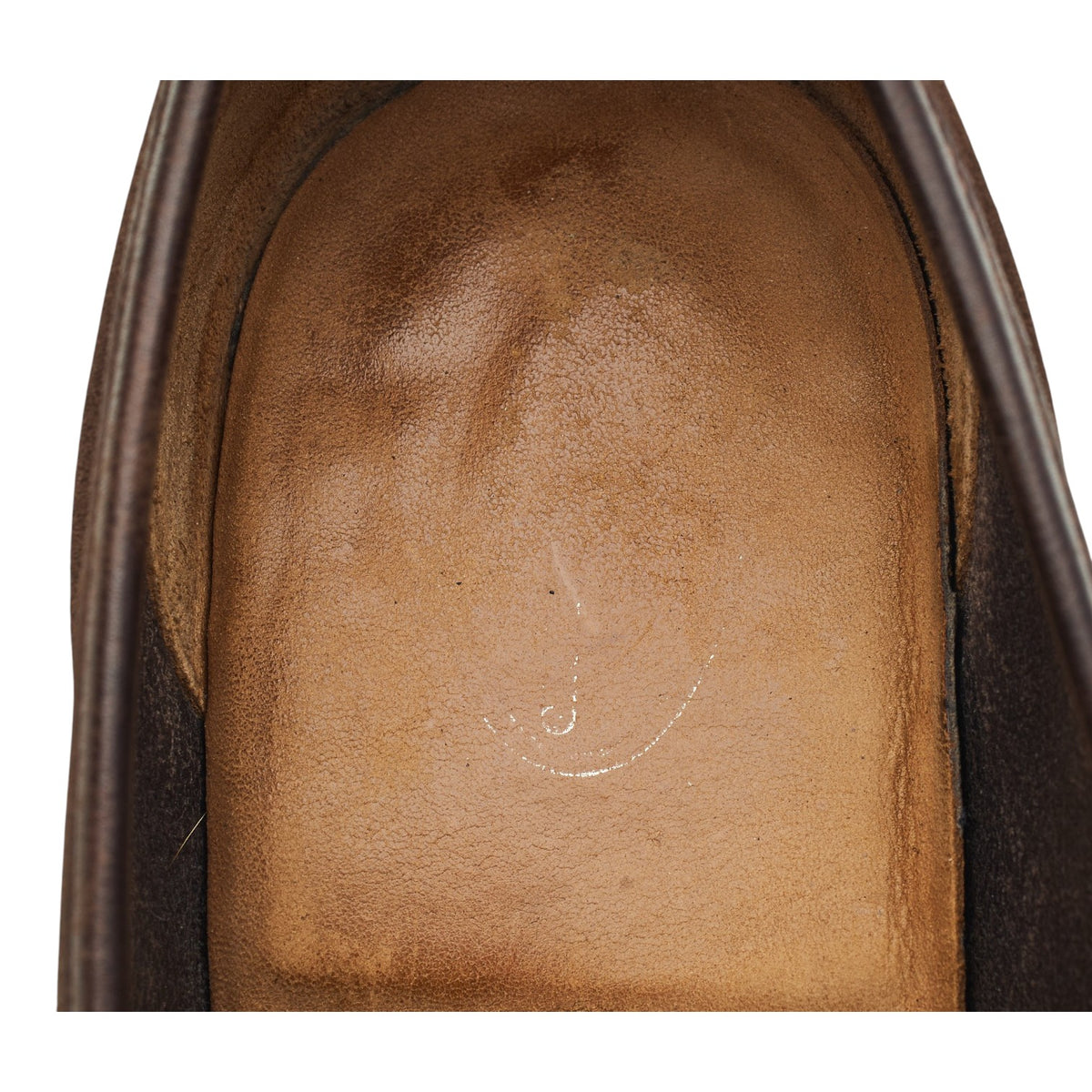 'George' Dark Brown Suede Loafers UK 6.5 E