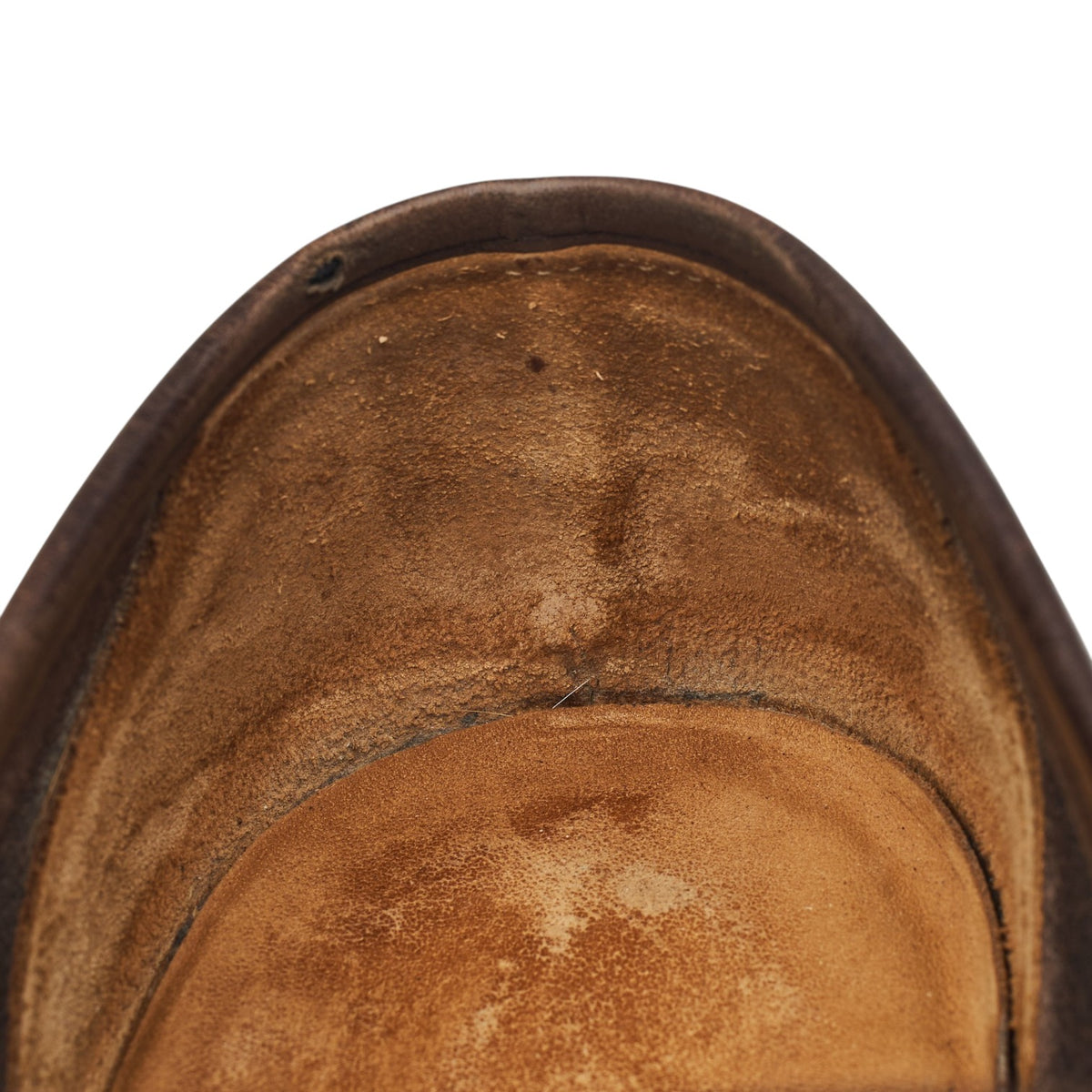 'George' Dark Brown Suede Loafers UK 6.5 E