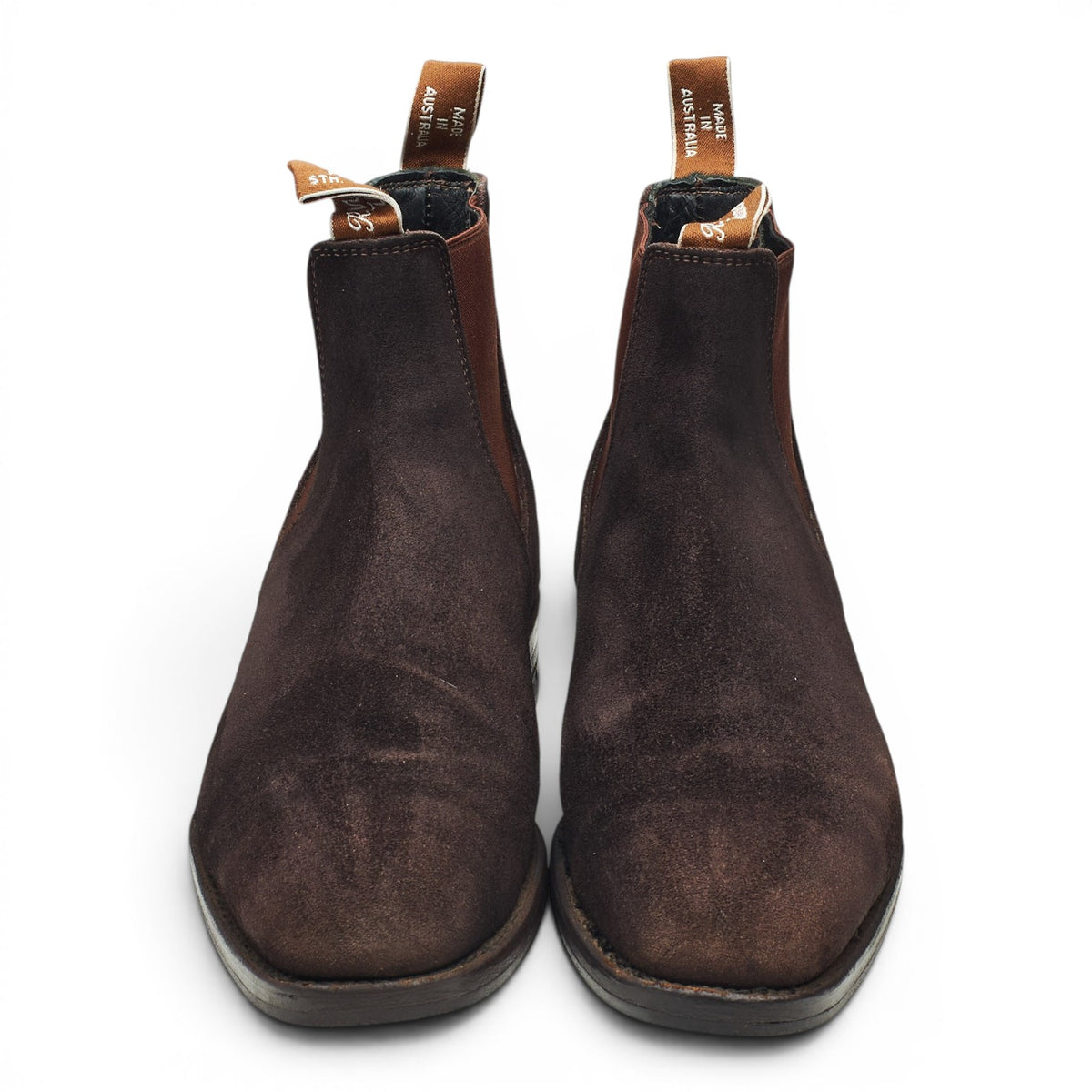 'Comfort Craftsman' Dark Brown Suede Chelsea Boots UK 9.5 G