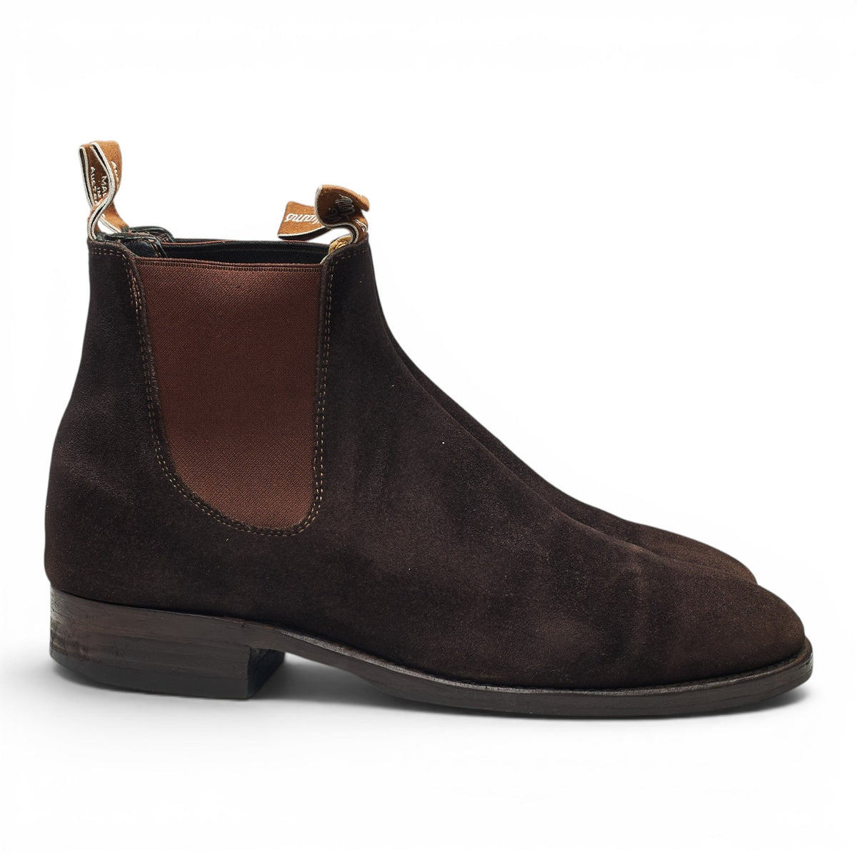 'Comfort Craftsman' Dark Brown Suede Chelsea Boots UK 9.5 G