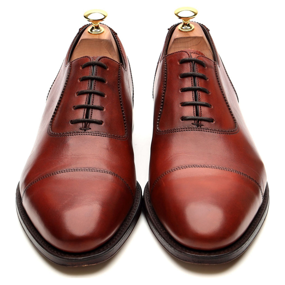 1880 Legacy &#39;Evans&#39; Brown Leather Oxford UK 9.5 F